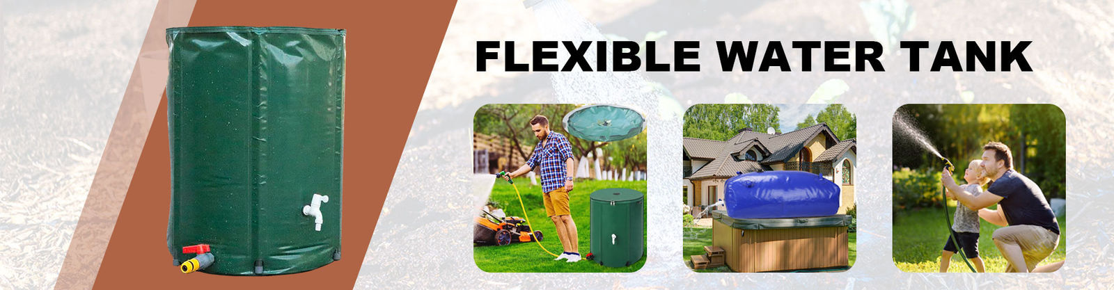 Flexibler Wassertank